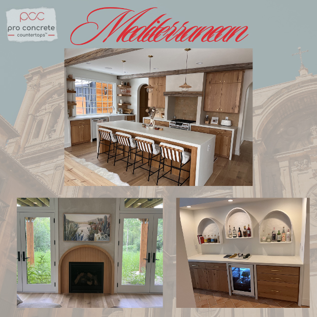 Mediterranean concrete design