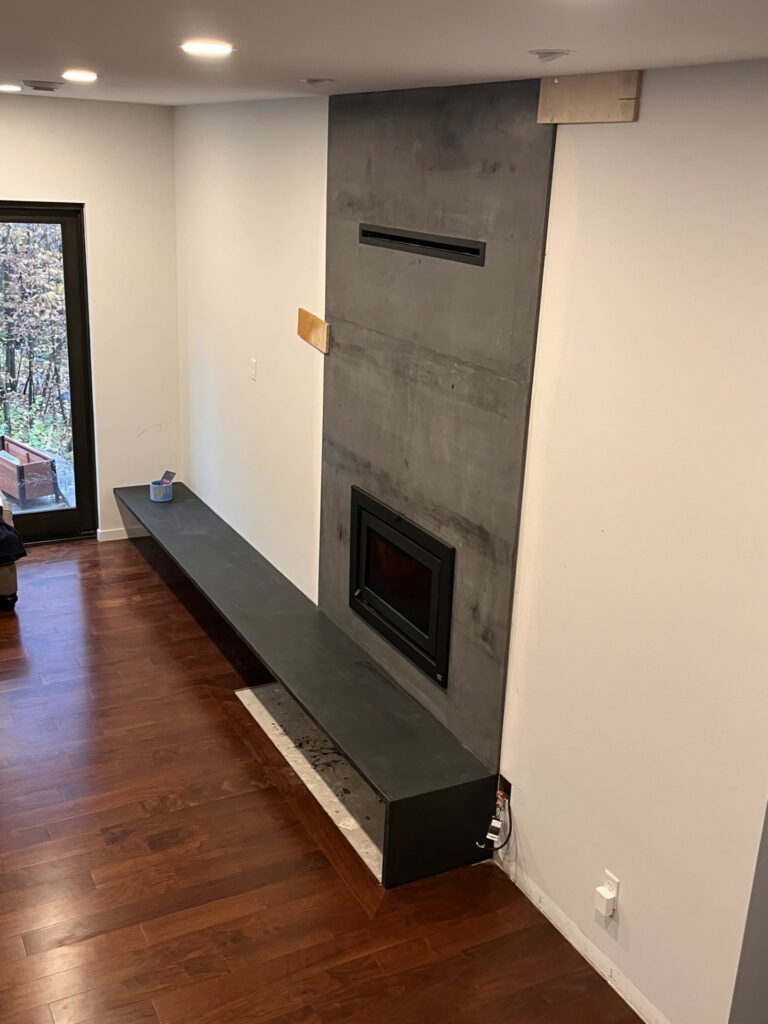 Industrial fireplace