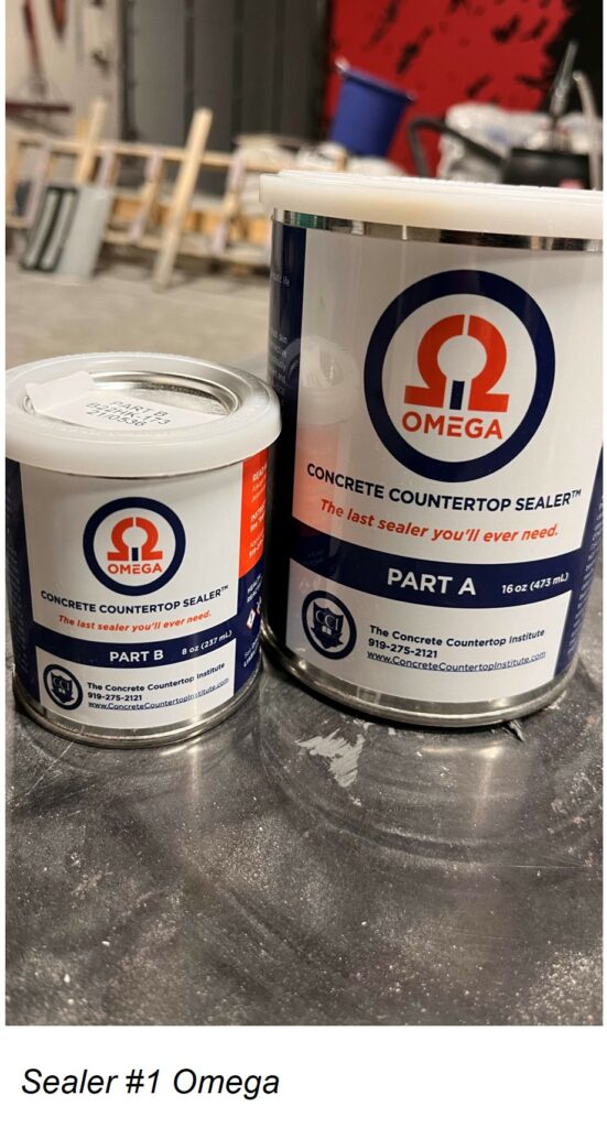Omega concrete sealer