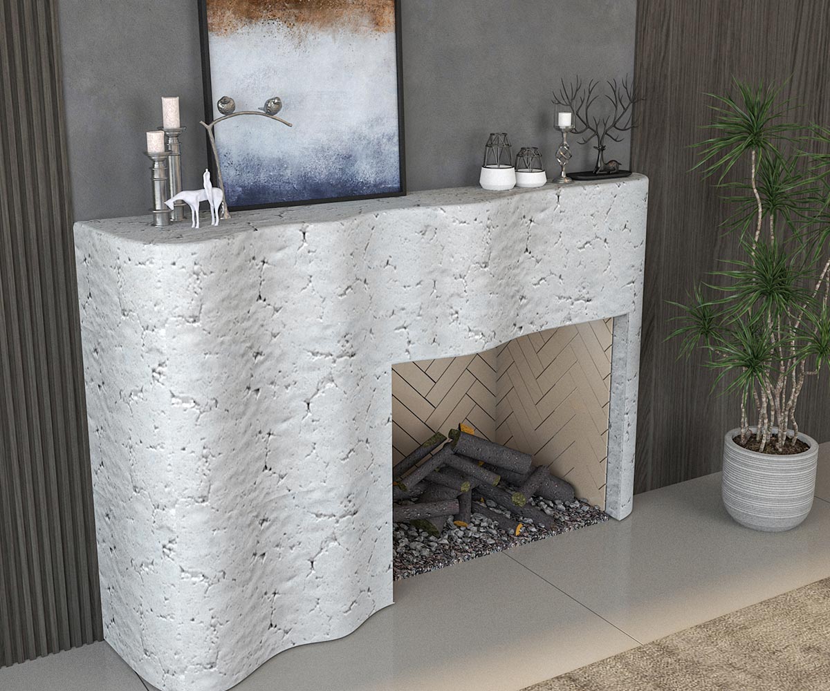Colossians fireplace surround