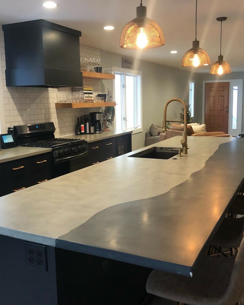 Concrete countertops