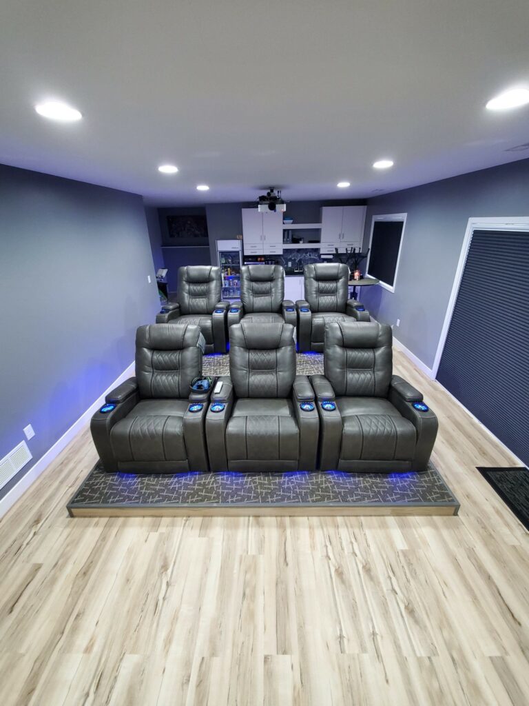 Finished basement remodel