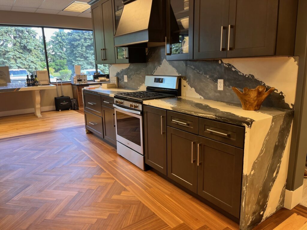Concrete countertops