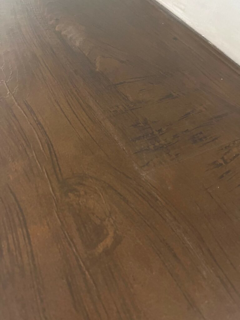 Concrete that looks like wood